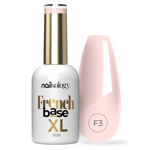 Kolorowa Baza Hybrydowa XL French Base Clavier Nailsology Lolipop, F3 – 15ml