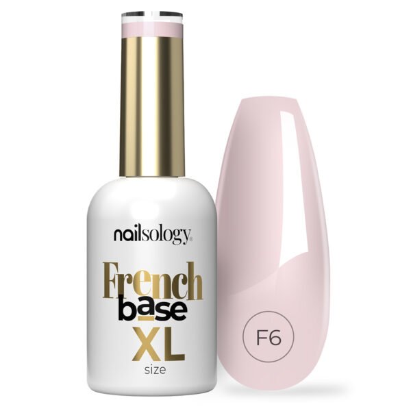Kolorowa Baza Hybrydowa XL Clavier Nailsology French Base Marshmallow F6 – 15ml