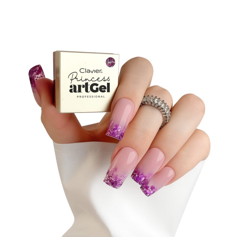 Żel do zdobień Art Gel Princess Clavier, manicure, Aurora