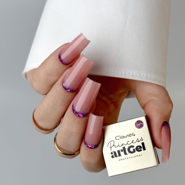 Żel do zdobień Art Gel Princess Clavier, manicure, Aurora - obrazek 3