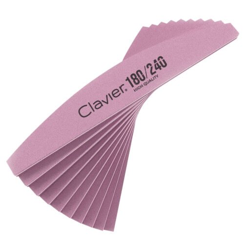 Polerka do Paznokci, Łódka – gradacja 180/240 – różowa – 10szt.