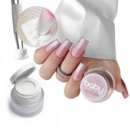 Baby Boomer żel 3w1 Clavier, Ombre, Art, Stamps, U02 „Pinkara”, 3g.