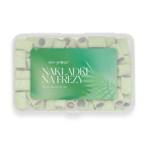 Aba Group Nakładki na frezy walec gradacja 180 (100 sztuk) – 24 mm – zielone