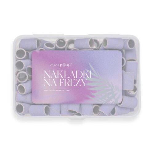 Aba Group Nakładki na frezy walec gradacja 240 (100 sztuk) – 24 mm – fioletowe