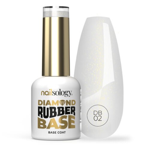 Baza DIAMOND RUBBER BASE Nailsology DB02 Beach Babe, do paznokci, do lakierów hybrydowych, 8ml