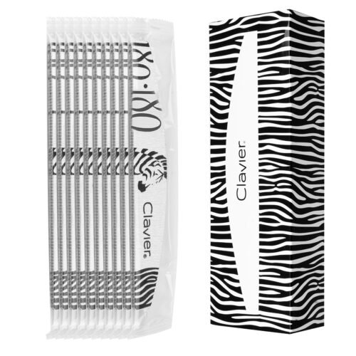 Pilnik do paznokci 180/180, manicure , Clavier, Zeberka Łódka szary (bezpieczny pakiet) 10szt.