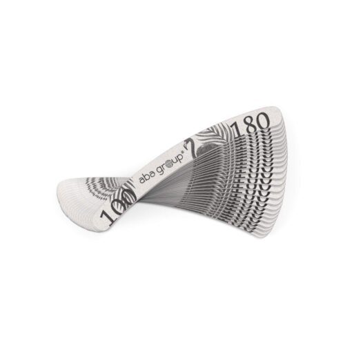 Aba Group Pilnik do paznokci BANAN 100/180 STANDARD – FLAMING, 25 sztuk