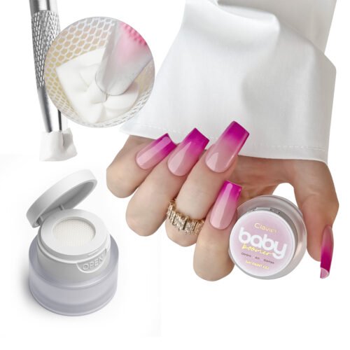 Baby Boomer żel 3w1 Clavier, Ombre, Art, Stamps, R01 „Cherry”, 3g.