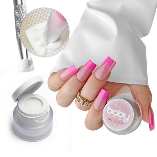 Baby Boomer żel 3w1 Clavier, Ombre, Art, Stamps, R04 „Dragon Fruit”, 3g.