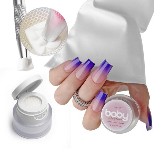 Baby Boomer żel 3w1 Clavier, Ombre, Art, Stamps, R11 „Wildberry”, 3g.