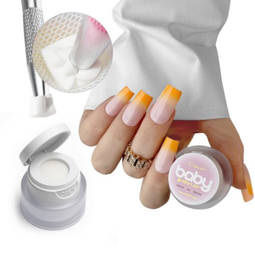 Baby Boomer żel 3w1 Clavier, Ombre, Art, Stamps, P09 „Orangelle”, 3g.