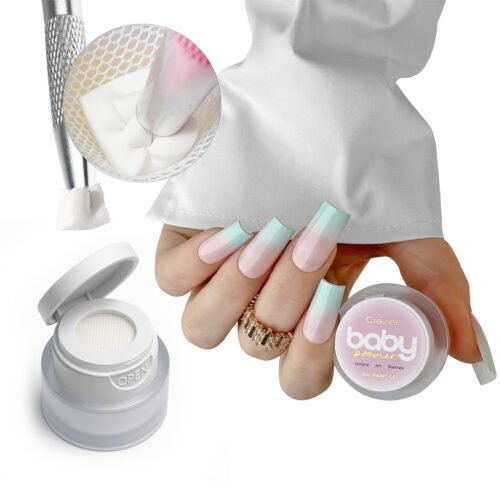 Baby Boomer żel 3w1 Clavier, Ombre, Art, Stamps, P12 „Mintelle”, 3g.