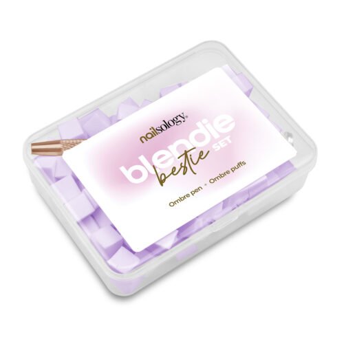 Zestaw do Ombre, Nailsology Blendie Bestie Set, 100szt., violet rose