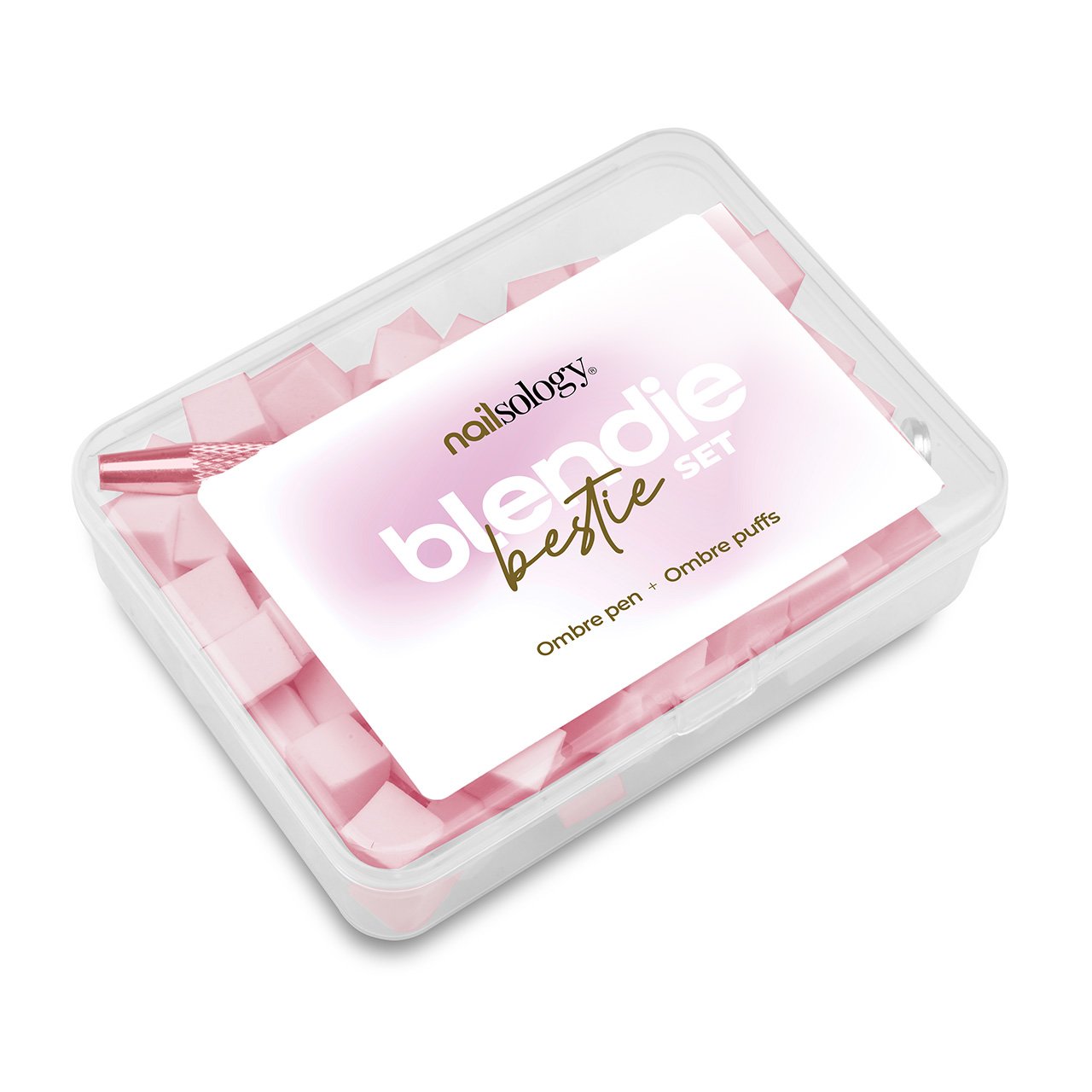 Zestaw do Ombre, Nailsology Blendie Bestie Set, 100szt., pink