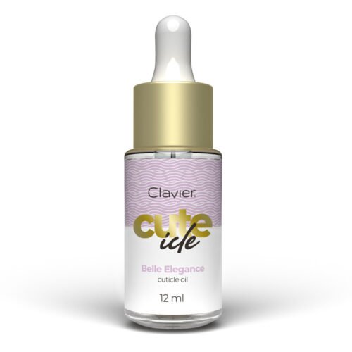 Oliwka do skórek, paznokci z pipetką CUTE ICLE Clavier, Belle Elegance, 12ml
